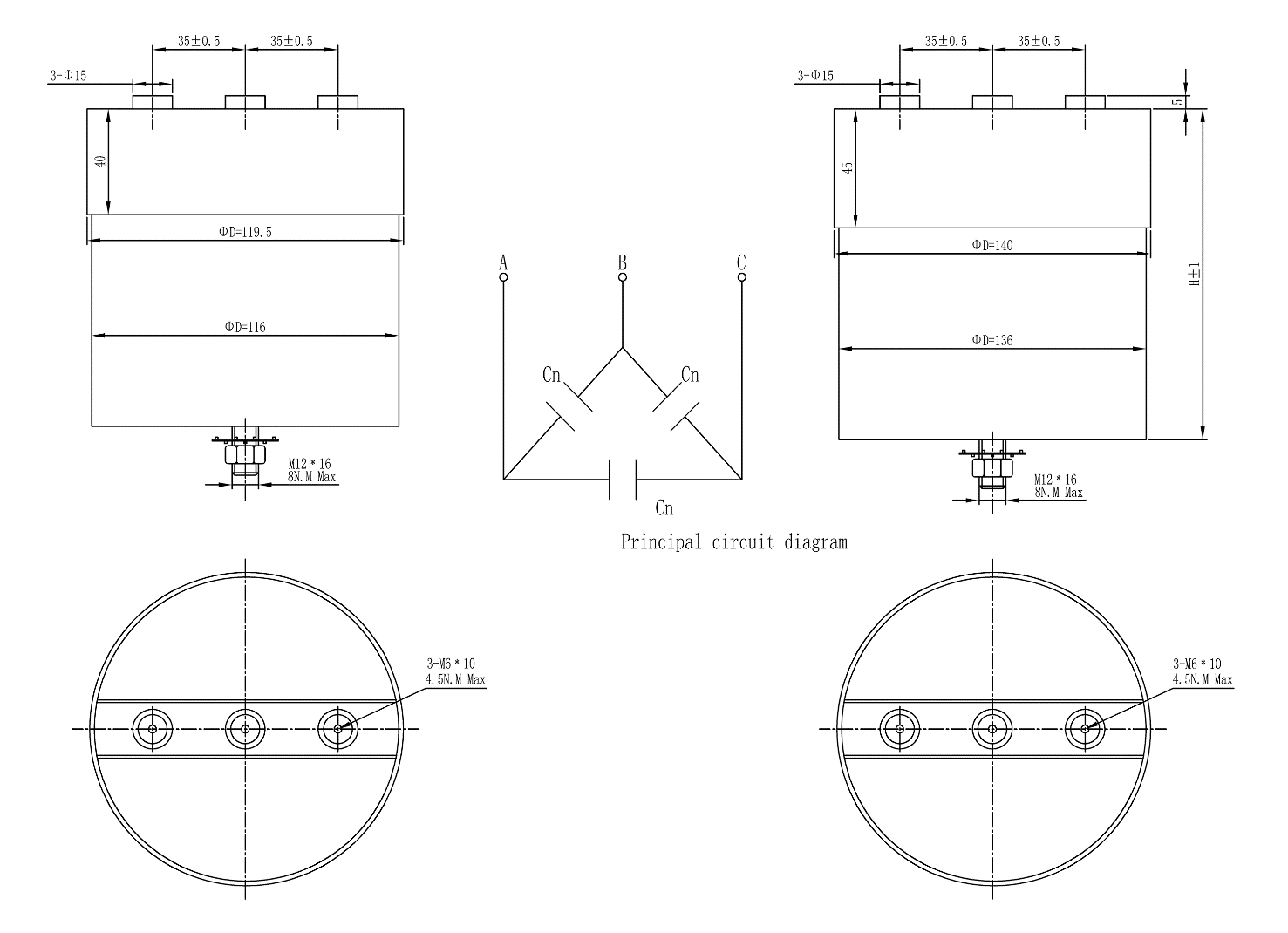 AFT (K9T) Three Phase AC Filter Capacitor(图1)