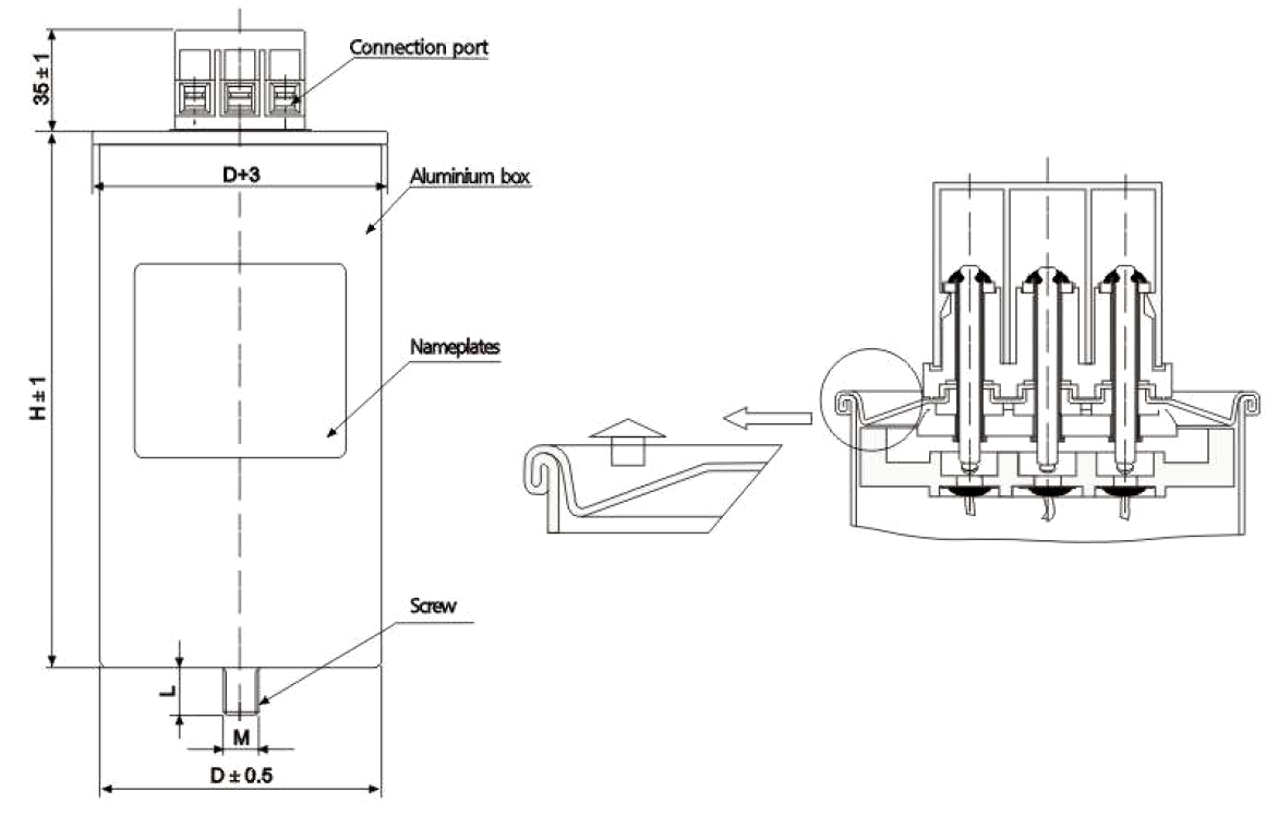 AFC (K9C) Cylinder Type Low Voltage Power Capacitor